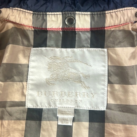 🧸BURBERRY Toddler Boys’ Quilted Down Jacket EUC❣️ - Picture 5 of 8